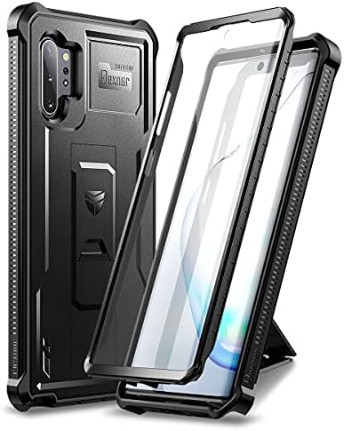 Dexnor za Samsung Galaxy Note 10+ Plus slučaj, [ugrađeni zaštitnik zaslona i Kickstand] zaštitni zaštitni poklopac otporan na zaštitu