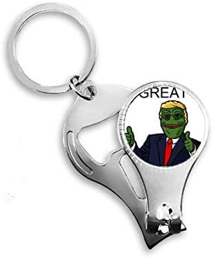 Amerika predsjednik tužna žaba smiješna slika nokat nipper prstena za otvarač za otvarač boca za bočicu