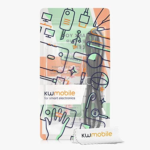KWMobile Crossbody futrola kompatibilna sa Samsung Galaxy S9 plus remen za kućište - magnolias ružičasta/bijela/prozirna
