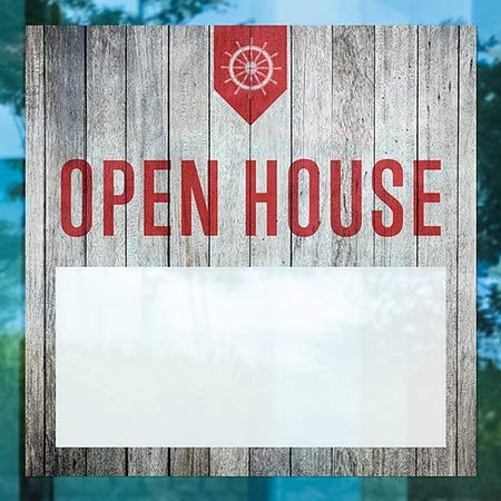 CGSIGNLAB | Open House -nautic Wood Stiska prozora | 8 x8