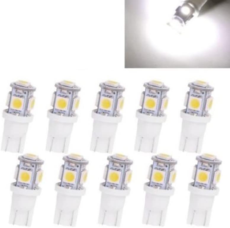 Pejzažne žarulje klinasta bijela LED Svjetiljka za pejzažne svjetiljke od 12 inča / 10 paketa pejzažnih svjetiljki s klinastom bazom