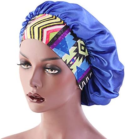 Kuyy kosa za kosu za žene satenski -silk meka kovrčava kosa za spavanje elastična traka za glavu satenski kapu