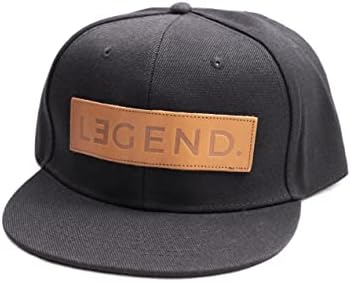 Legenda i naslijeđena originalna kožna patch šešira crna odgovarajuća oca sina, svaki šešir se prodaje odvojeno **