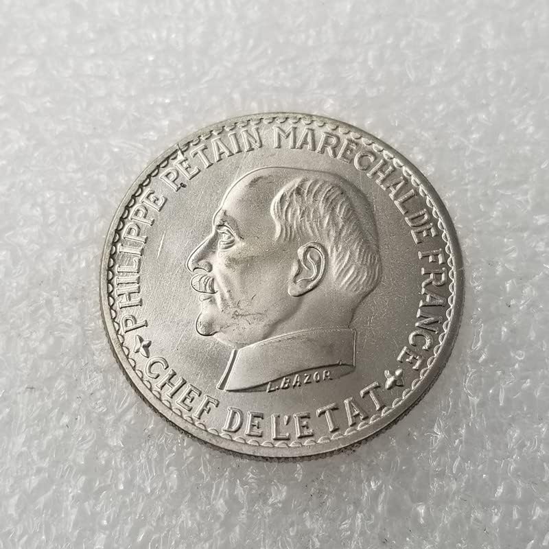 Antikni zanat 1943. francuski zvonasti srebrni dolar 389