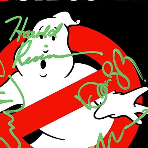 Rijetki-T Ghostbusters 'Original Soundtrack' Ograničeno izdanje s potpisom zlata LP prilagođeni okvir