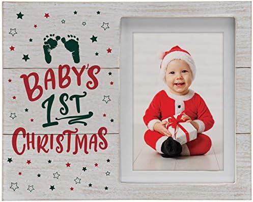 Fini pokloni za fotografije bebin prvi božićni drveni okvir slike