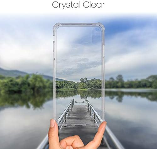 Goospery iPhone XS Max futrola, Crystal Clear zaštitni poklopac odbojnika s ojačanim uglovima, šokazna vitka futrola za hibridni telefon