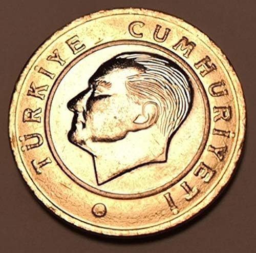 Turski 1 Lira Coin 2019 bicolor novčić