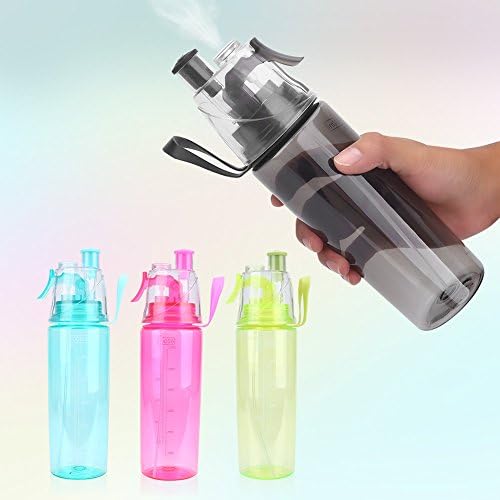 Dioche plastična boca s vodom, 600 ml široka ustima prijenosna boca s vodom protiv propusta za sportsku školsku teretanu joga joga