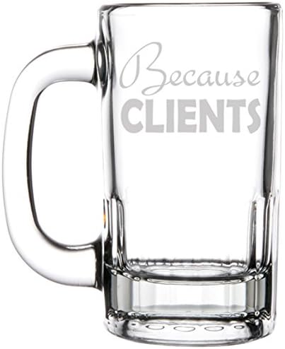 12oz šalica piva Stein Glass jer klijenti smiješni računovođa savjetnik prodajni agent socijalni radnik terapeut terapeut odvjetnik