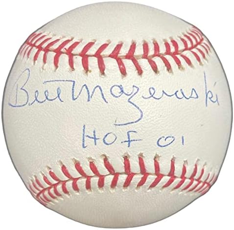 Bill Mazeroski autogramirani službeni bejzbol major lige - Autografirani bejzbols