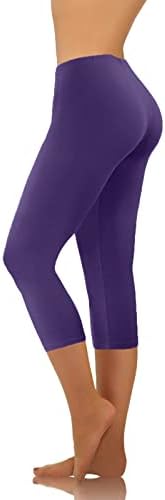 Oplxuo joga hlače s visokim strukom za žene Capringanga za vježbanje biciklističke kratke hlače hlače.