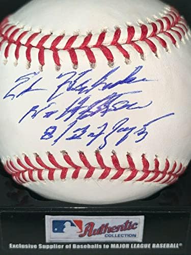 Ed Halicki San Francisco Giants No Hitter 8/24/75 Potpisan OML bejzbol - Autografirani bejzbol