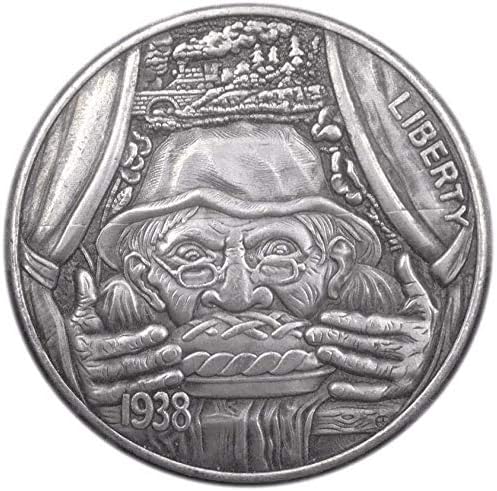 Utipljena 1938. američka pita Thief Creative Wanderer Coin Commumorative Callute Collection 178
