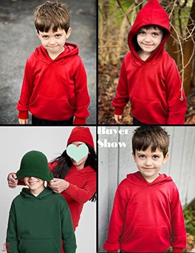 Arshiner Unisex Kids Soft Pulover s kapuljačom s kapuljačom s džepnim kapuljačama Sportska odjeća u dobi od 4-13 godina