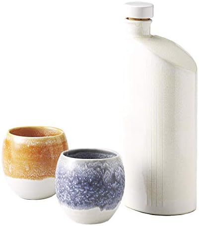Nippon Pottery 16578500 bacač, bijela, 30,4 fl oz, boca ion, aya, vruća čaša set, 3 komada