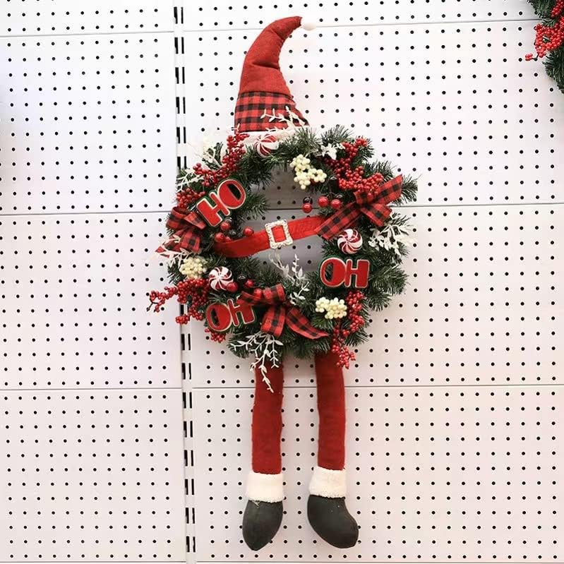 Weyue Garland prozori kreativni izgled Rekvizici božićni snježni zid Viseći ukrasi, prirodni