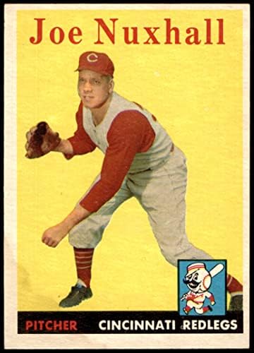 1958. Topps 63 Joe Nuxhall Cincinnati Reds Ex/Mt Reds