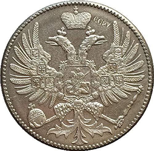 Ruski kovanice nikla 2 Kopecks1863 Kopija 28 5 mm za uredski ured za kućnu sobu