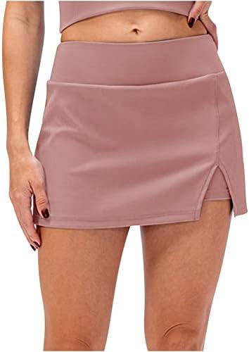 Ženske sporedne teniske suknje kratke hlače lagane salone Atletičke kratke kratke hlače ljetne golf kratke hlače s unutarnjim i džepovima