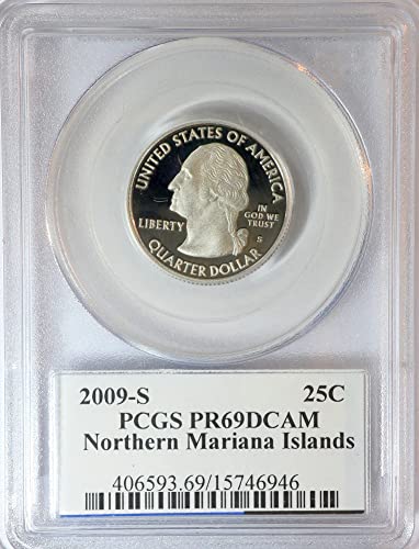 2009. S Northern Mariana Islands teritorijalni odjeveni kvartal PCGS PR-69