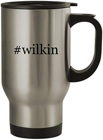 Knick Knack Pokloni Wilkin - Hashtag za kavu od nehrđajućeg čelika od 14oz, srebro