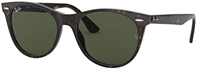 Uniseks sunčane naočale s crnim okvirom, zelene klasične leće od 15, 55 mm