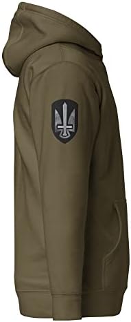 Ja sam ukrajinski predsjednik ZELENSKY - Patch Sword Trident RAME Tryzub škrinja - grb Ukrajine unisex hoodie
