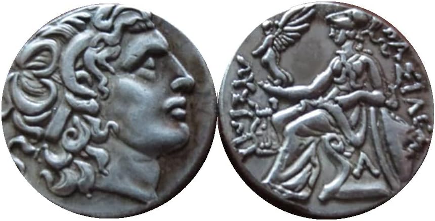 Srebrni dolar drevni grčki novčić inozemni kopija srebrni prigodni prigodni novčić g01s