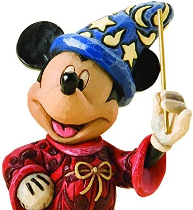 Disney tradicije Jima Shore Sorcerer Mickey Personality Pose Figurica kamene smole, 4,25 ”