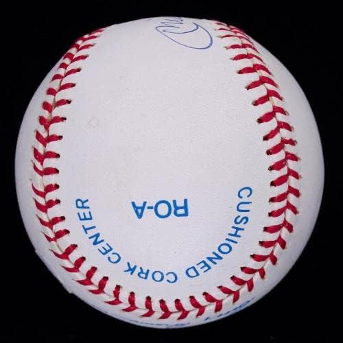 Čisti Mickey Mantle potpisan s autogramiranim oal bejzbol JSA loa xx49099 Ocjenjivanje 8 - Autografirani bejzbols