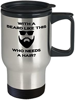 Smiješna brada Guy Coffee Putnice, s ovakvom bradom koja treba kosu
