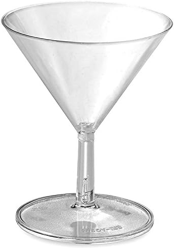 120 Mini plastičnih čaša za martini za jednokratnu upotrebu prozirne mini čaše za desert plastične čaše za koktel za jednokratnu upotrebu