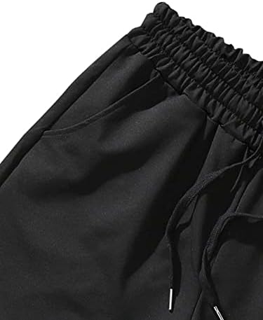 Gorglitter muške grafičke hladne kratke kratke hlače struka struka vježba kratka ulična odjeća s džepovima