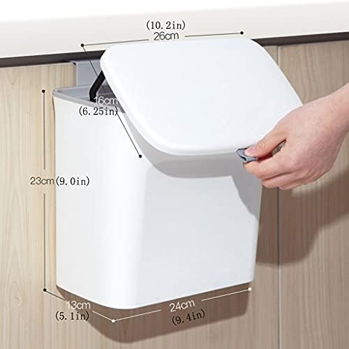 Kante za smeće od 7 litara kuhinjske kante za smeće vrata ormara za kućanstvo zidna viseća kupaonica dnevni boravak viseća kreativna