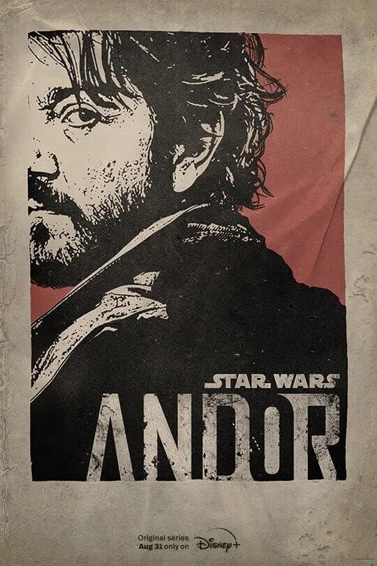 Andor - 27 X40 D/S Originalni TV plakat One Sheet Star Wars Diego Luna