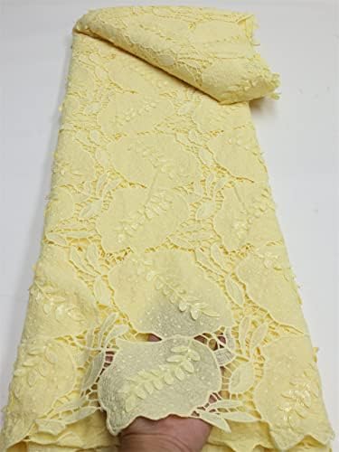Čipkasta tkanina od šljokica, mrežaste tkanine od listova za večernju haljinu, materijali za šivanje
