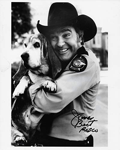 James Best kao šerif Roscoe P. Coltrane originalna fotografija veličine 8 do 10 s autogramom