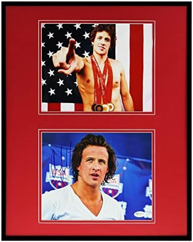 Ryan Lochte potpisao uokviren 16x20 foto set JSA Olimpijske medalje - Olimpijske fotografije s autogramom