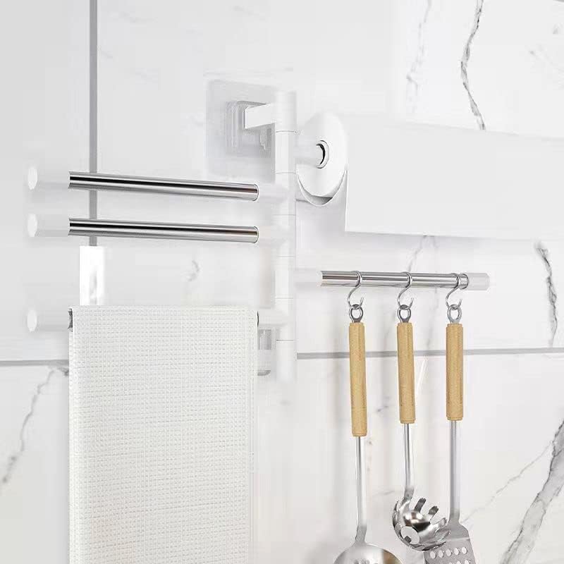 OE stalak za ručnike u kupaonici okretni držač ručnika prostorni aluminij 2/3/4/5 bar stalak za ručnike kuhinjska polica papirna viseća