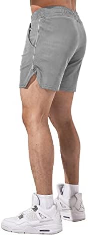 Maikanong muški opremljeni mreža 5 Atletske kratke hlače, treninge trčanja kratkih hlača, lagane brze suhe kratke hlače s džepovima