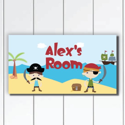 Pirati na vratima znak ploča zidni dekor dječje sobe