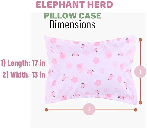 Dječje pčele 3 komada slonova stada krevetića za dječake i djevojčice | Dječji posteljina set krevetića, prekrivača i jastuka za jastuk