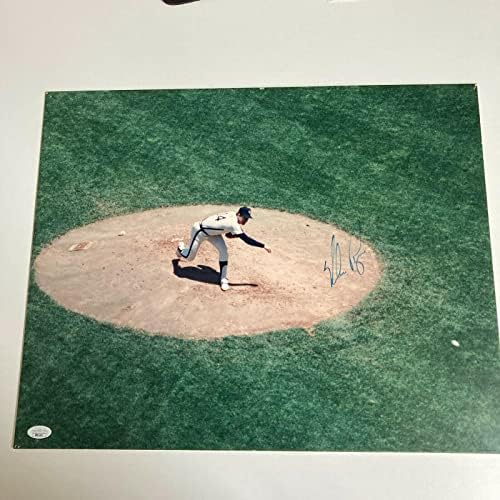 Rijetki Nolan Ryan potpisao je originalni 16x20 velik plakat fotografije JSA CoA - Autografirane MLB fotografije