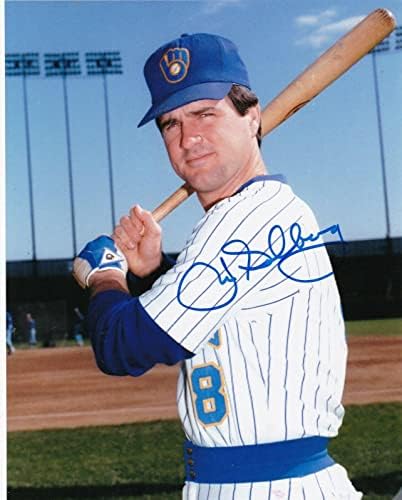 Jim Sundberg Milwaukee Brewers Action potpisan 8x10 - Autografirane MLB fotografije