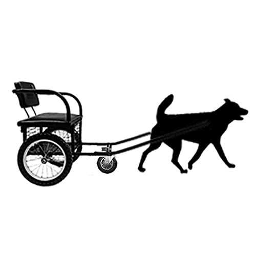 Yiuhhad prikolica za pse za kućne ljubimce, kolica namirnica na dva kotača i kolica za hodanje za pse sa sjedalom - lagana težina i