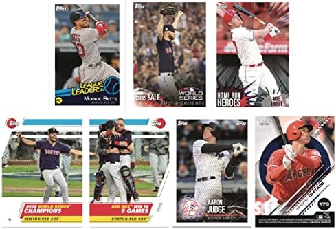 TOPPS 2019 MLB BASEBALL NACIJE BOUS- 10 Paketi 1 ekskluzivni plakat 40 naljepnica Ukupno