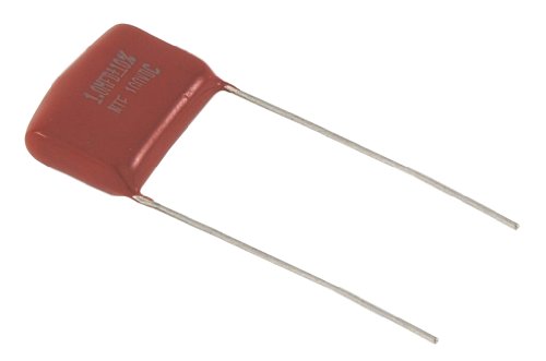 NTE Electronics MLR504K630 serija MLR Poliester Nepolarizirani filmski kondenzator, radijalni olovo, neinduktivni, 0,5 µF kapacitivnost,