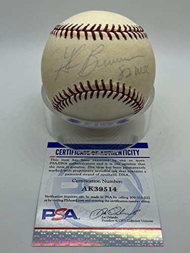Glenn Brummer St. Louis Cardinals potpisao je službeni bejzbol PSA DNK autografa - Autografirani bejzbol
