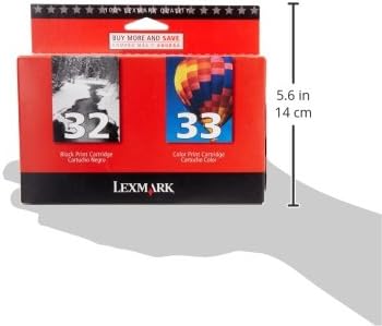 Lexmark 18C0532 32/ 33 Twin Pack Ink Cahis
